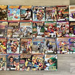 26 Nintendo Power Magazines lot (Vol 12 Super C, Mario 85, Zelda 114, and more)