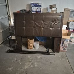 Full/Queen Size Headboard And Bed Frame
