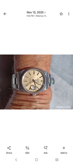 Rolex Datejust 16200 Steel Men's Watch