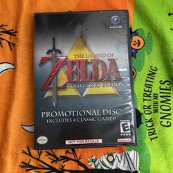 Game Cube Legend Of Zelda Promotional Disc 