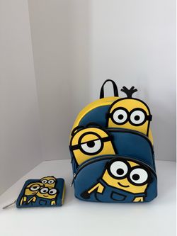 Loungefly Minions Mini Backpack (matching wallet sold separately)