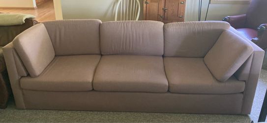 Custom 9’ couch, love seat and ottoman sectional