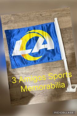 New Los Angeles Rams Window Car Flag