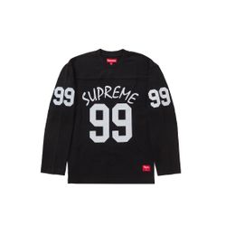 Supreme 99 L/S Football Shirt Jersey Black Size L