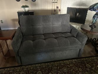 Small Like New Convertible Love Seat