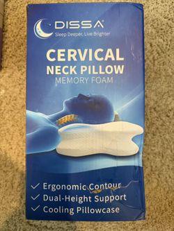 Brand new Cervical Neck Pillow for Side Sleepers Ergonomic Contour Memory Foam Pillow