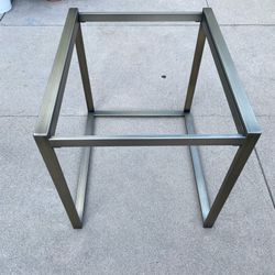 Glass Table Metal Base