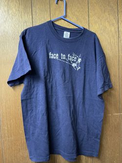 Face To Face Punk Band Fat Wreck Chords Navy Short Size Large