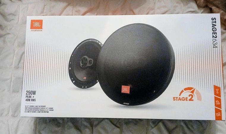 JBL Stage 2 6.5 Door Speakers Brand New In The Box