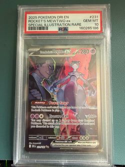 PSA 10 Team Rocket’s Mewtwo ex #231