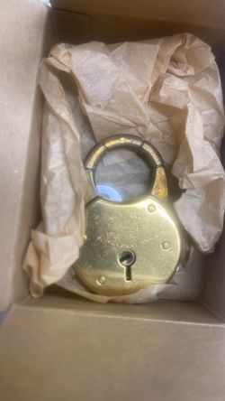Vintage LORI Brass Padlock with Original Key – Southington, Conn.