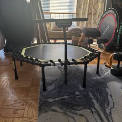 ONETWOFIT 51″ Silent Fitness Trampoline – Good Condition, Needs Assembly
