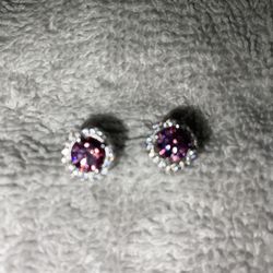 PINK DIAMOND EARRINGS 