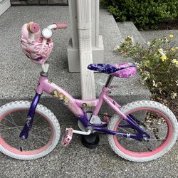 Girls Bike Princess Bike For 4-6 Year Olds
