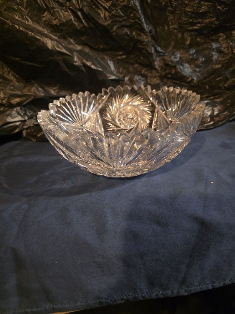 Large Crystal Bowl...O.B.O