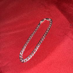 8in Figaro 5mm 925 Sterling Silver Bracelet