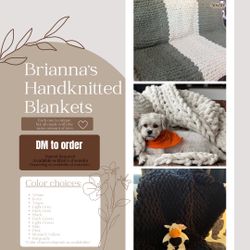 Custom Hand Knitted Blankets 