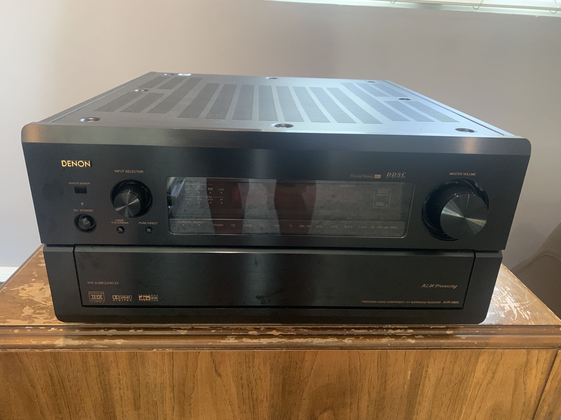 Denon AVR-5800 Precision Audio Component AV Surround Receiver - Tested
