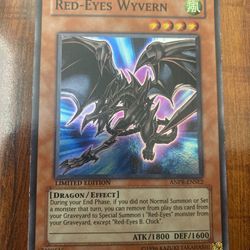 Yugioh Red-Eyes Wyvern Super Rare Limited Edition ANPR-ENSE2 MP/LP