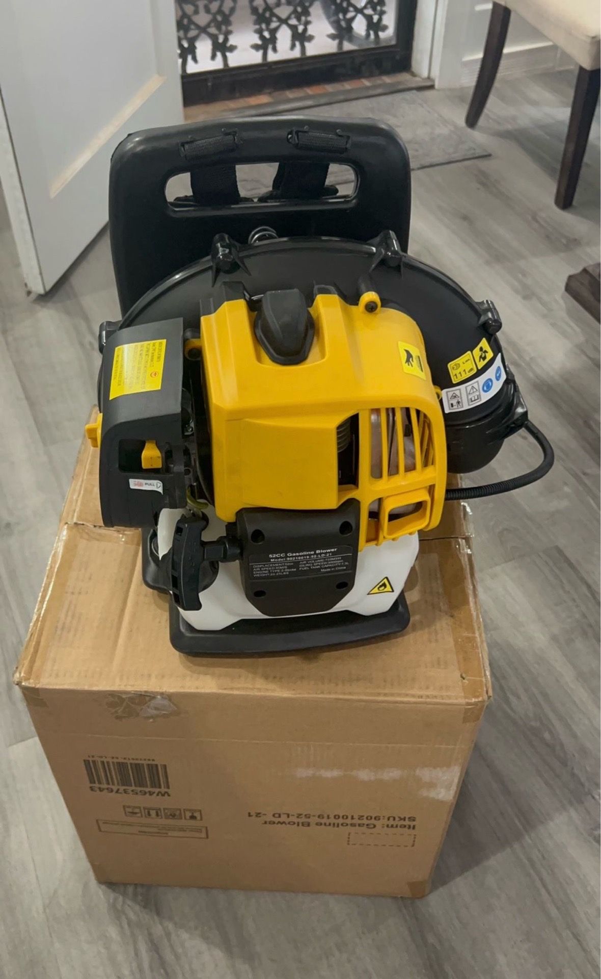 248 MPH 530 CFM 52CC 2-Stroke Engine Gas Powered Leaf Blower