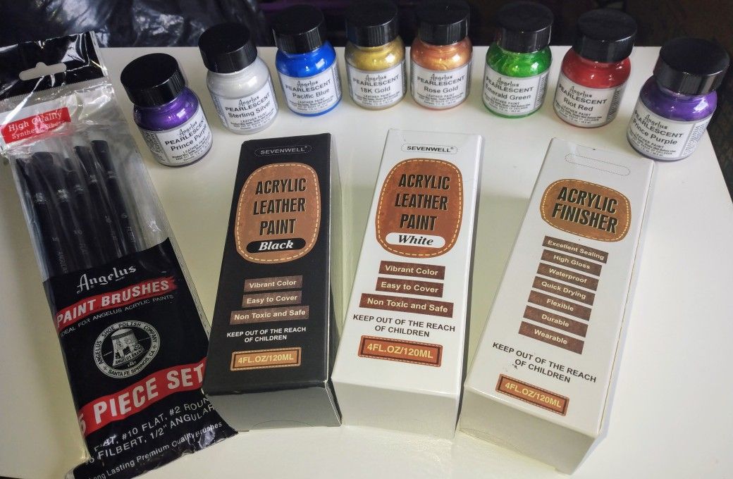 Acrylic Leather Paint Set