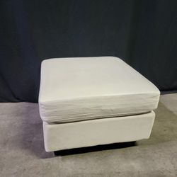 Velvet Storage Ottoman