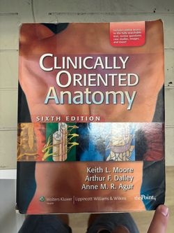 Moores Clinical Orients Anatomy Textbook
