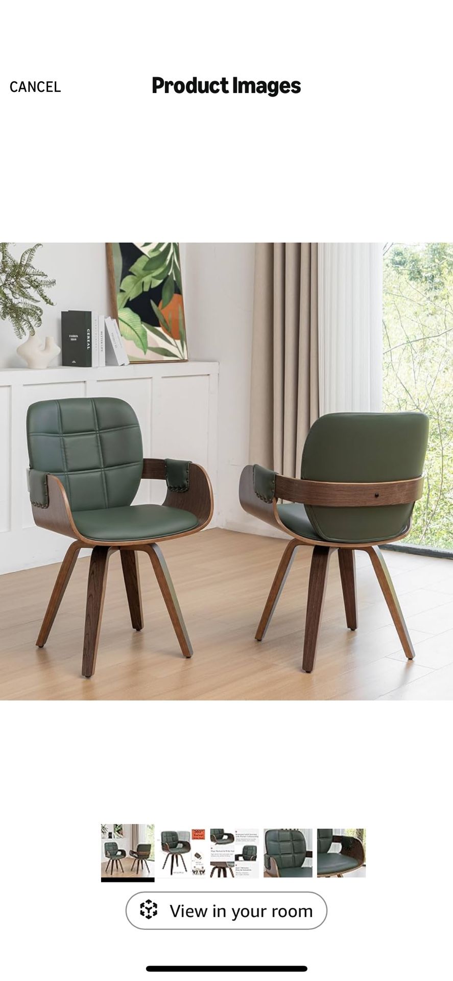 Walnut Dinging Chairs Set Of 2 New In the Box