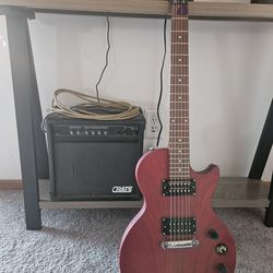 Guitar and amp