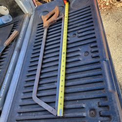 Vintage butcher's bone saw