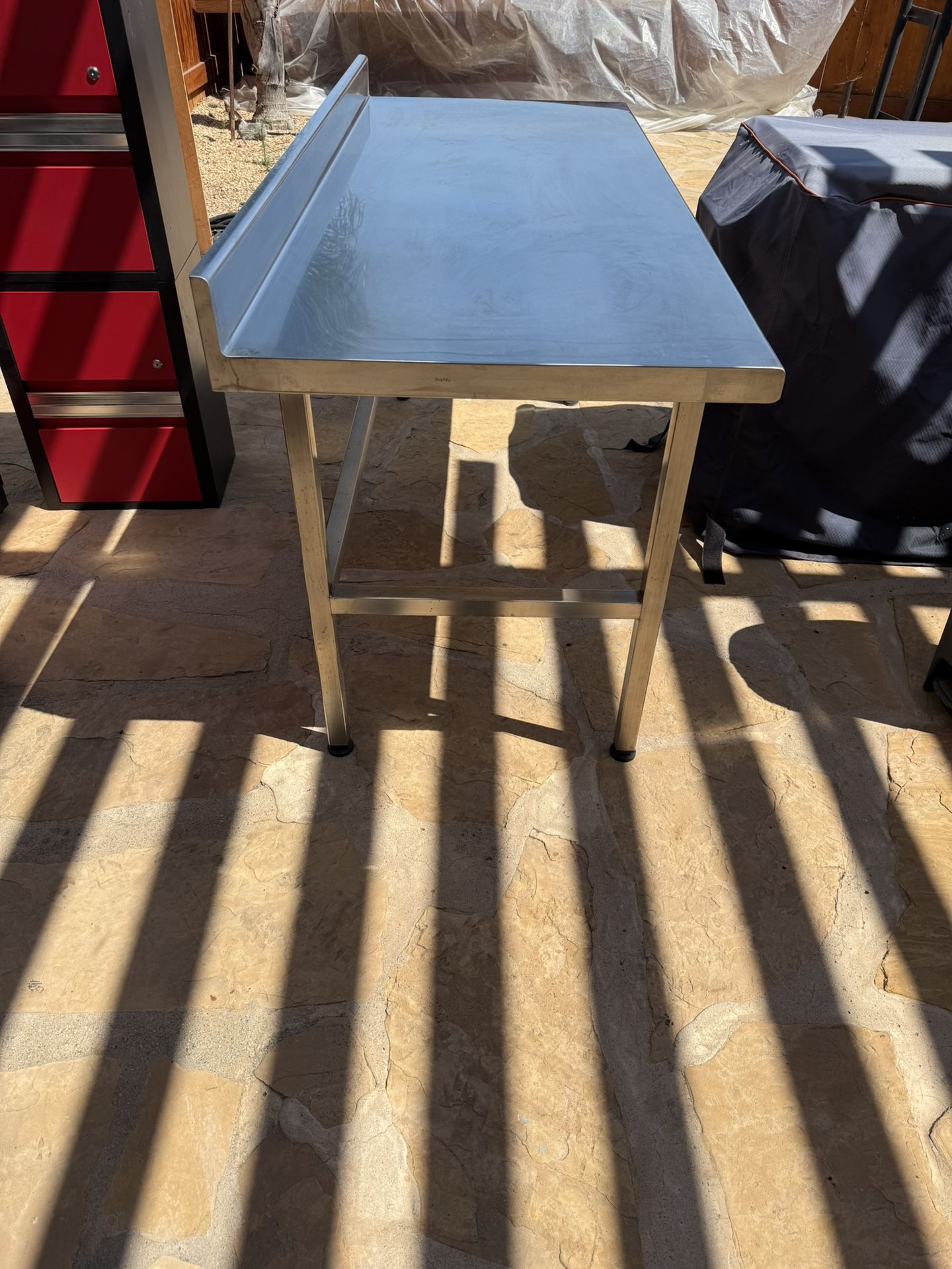 Stainless Steal Table BBQ Prep Medical Grade