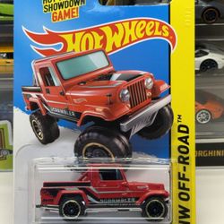 🇺🇸 HOT WHEELS 2013 - Red Jeep SCRAMBLER - HW OFF-ROAD 138/250 - 1:64