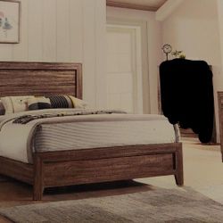brand New Queen Bedroom Set Rustic Gray