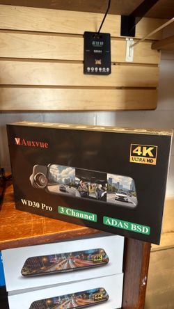 AUXVUE MIRROR DASH CAM 3ch
