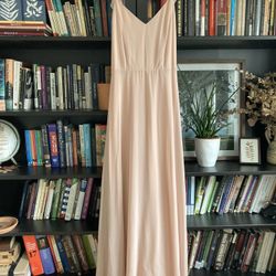 Blush Pink Floor Length Dress
