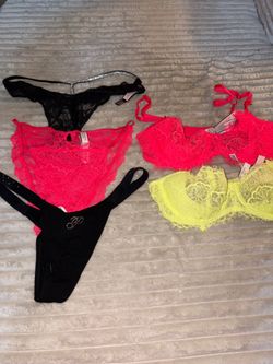 Victoria’s Secret thong panties and Bra’s