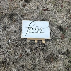 Wedding Favors Sign – “Please Take One”