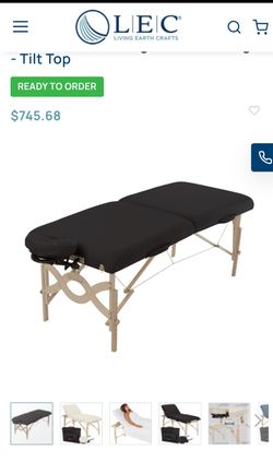Massage table