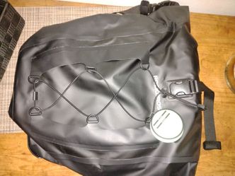Water proof bicycle bag with rear bike rack