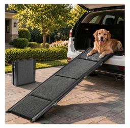Portable foldable dog ramp