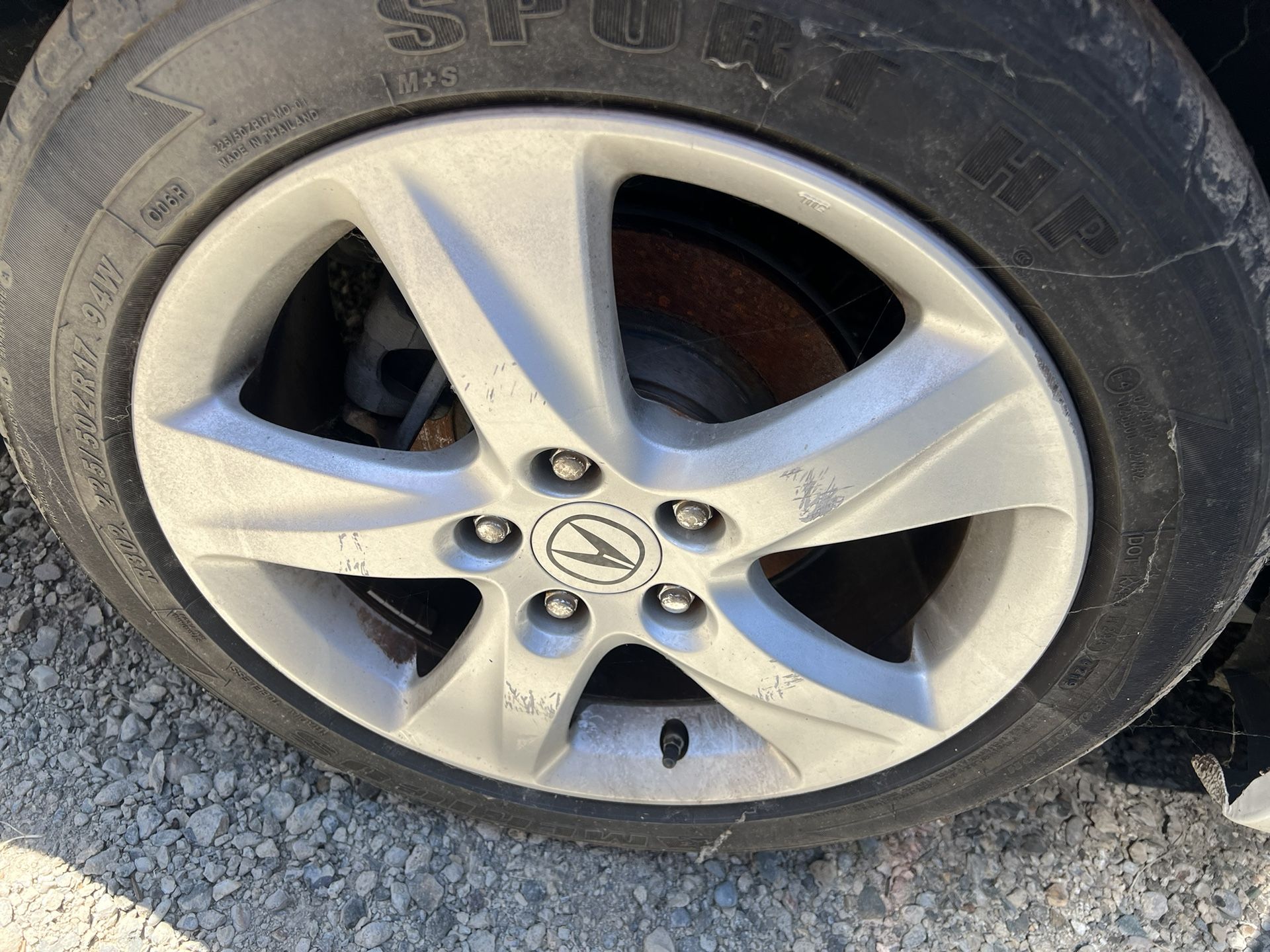 Used Rim Wheel 2009 Acura TSX 17 Inch One