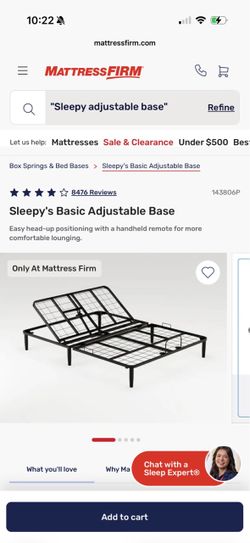 Sleepy's Basic Adjustable Bed Base