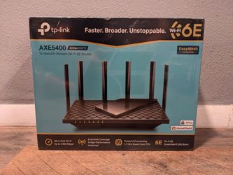 TP-Link Archer AXE75 AXE5400 WiFi 6E 5.4Gbps Dual Band Gigabit Router