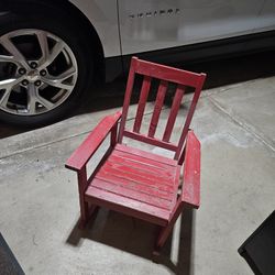 Wooden Child Rocking Chair
