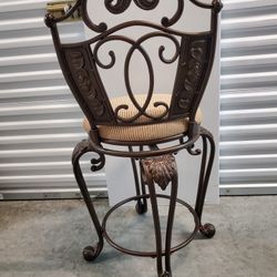 Iron Bistro Stool/Vanity Stool: $40 OBO
