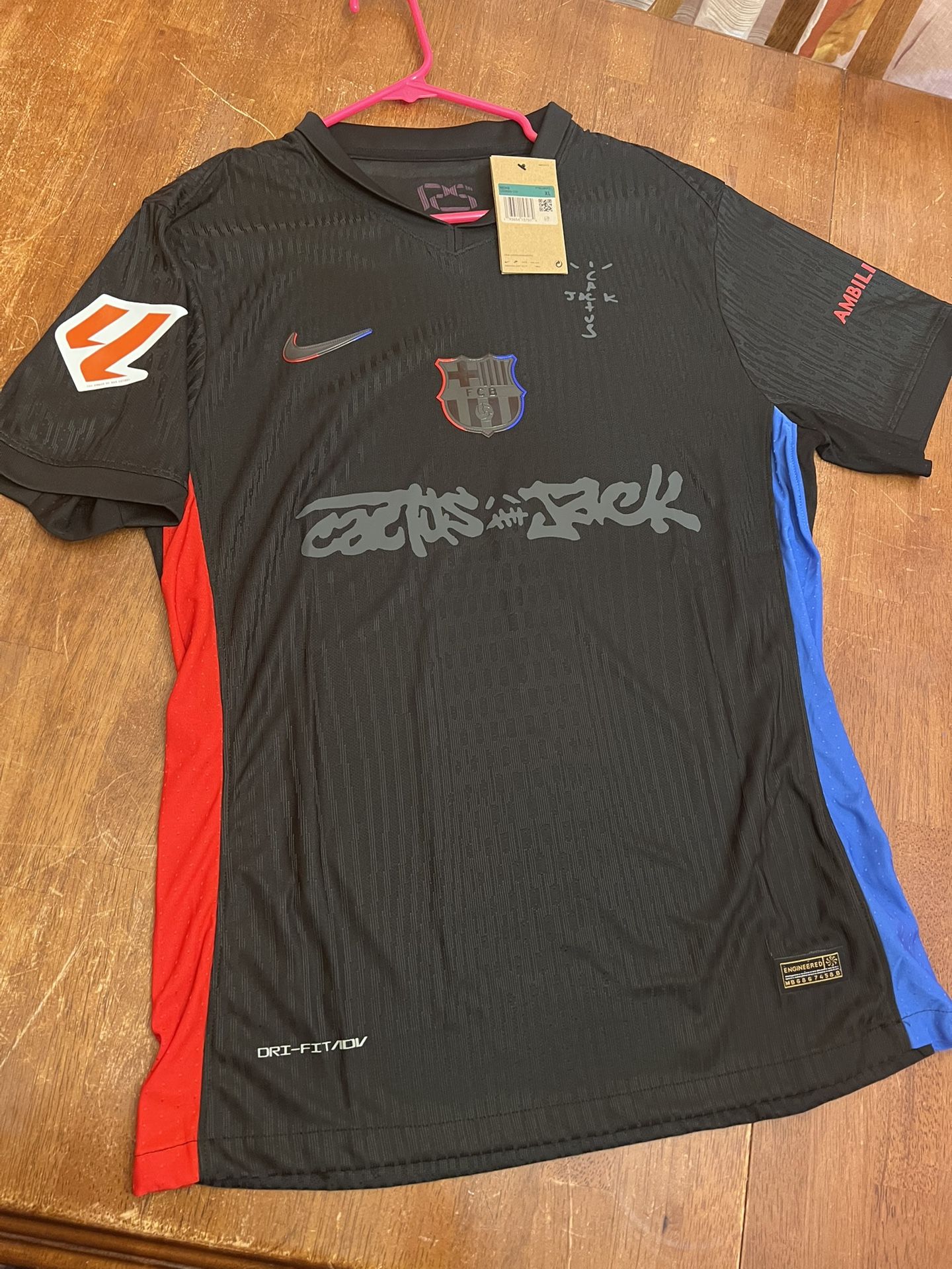 Authenitic Player Version Cactus Jack Away Barca 24/25