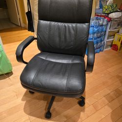 Office Desk Computer Leather Chair