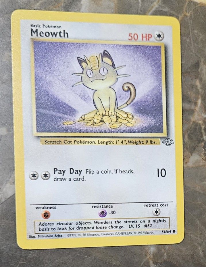 Pokemon Jungle Set Meowth