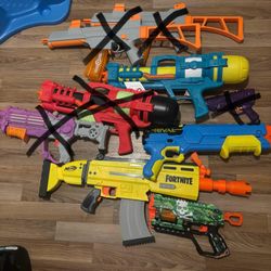 Assorted Nerf Guns