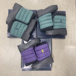 Polo Ralph Lauren Kids Snow Boots – Bundle of 3 Pairs (Sizes 4, 6, 7) – NEW IN BOX